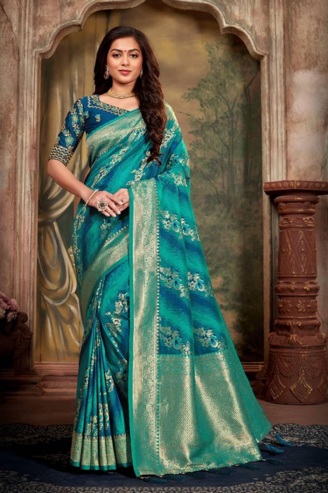 Manohari Hit Colour 12 Festive Wear Banarasi Silk Latest Saree Collection
